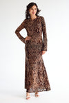 Rousari LS Maxi Dress Chicory Coffee
