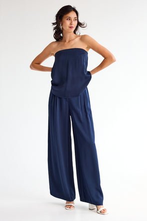 Leonore Tube Top Dark Sapphire