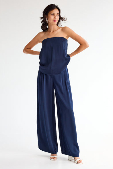 Leonore Tube Top Dark Sapphire