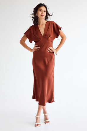 Isla Dress Chocolate