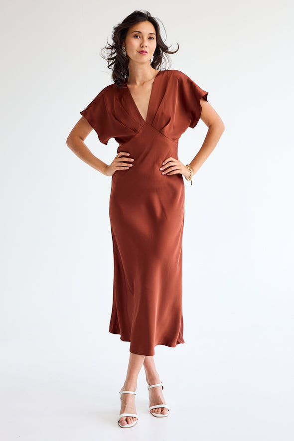 Isla Dress Chocolate