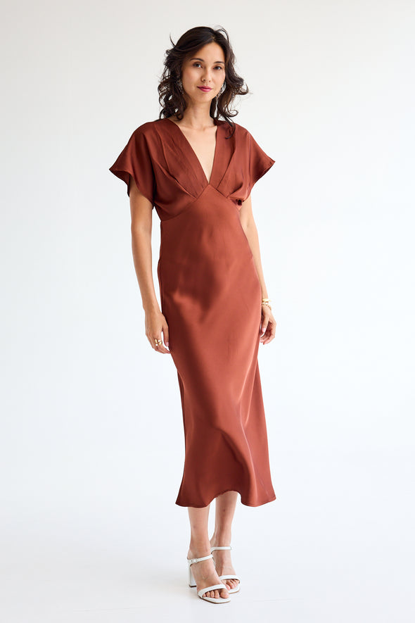 Isla Dress Chocolate