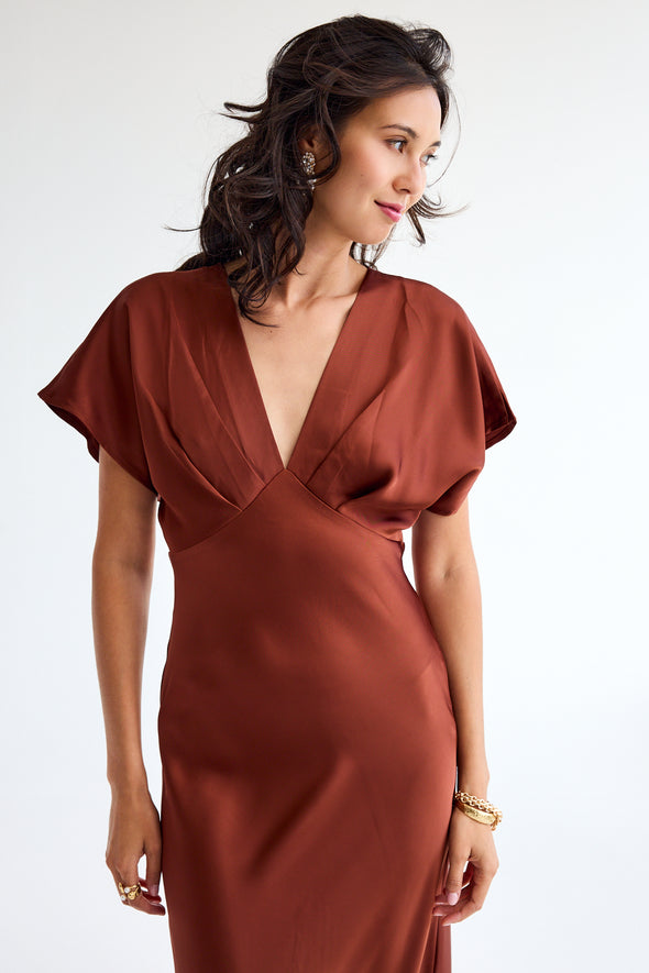 Isla Dress Chocolate