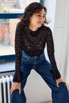 Alwane Lace Top Black
