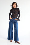 Alwane Lace Top Black