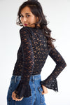 Alwane Lace Top Black