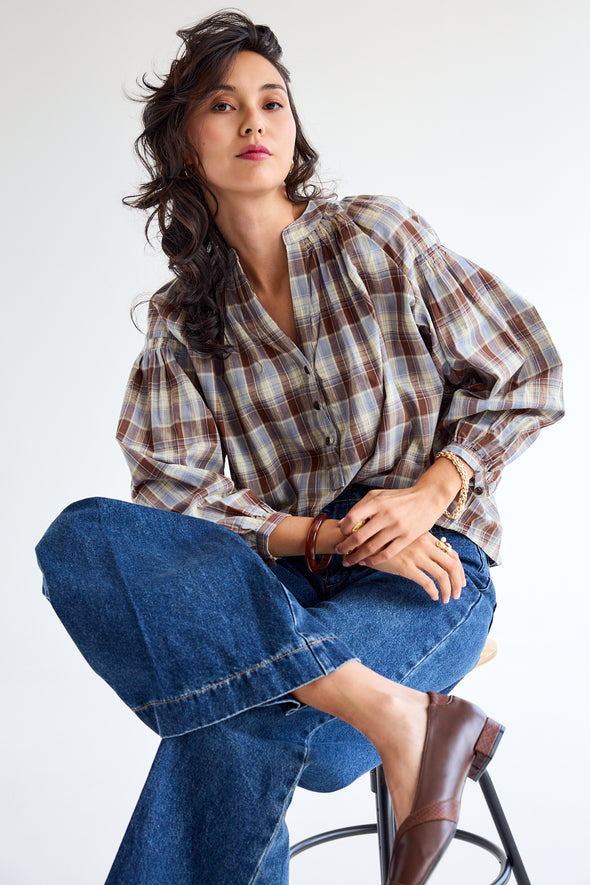 Onaïs Check Blouse