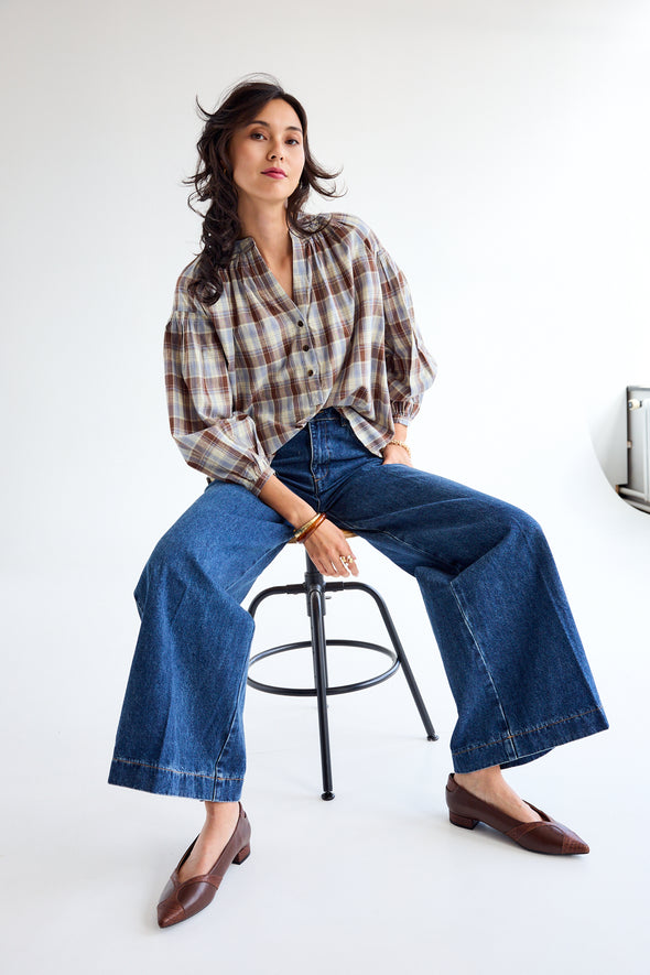 Onaïs Check Blouse