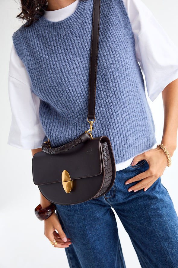 Lois Knit Top Denim Blue