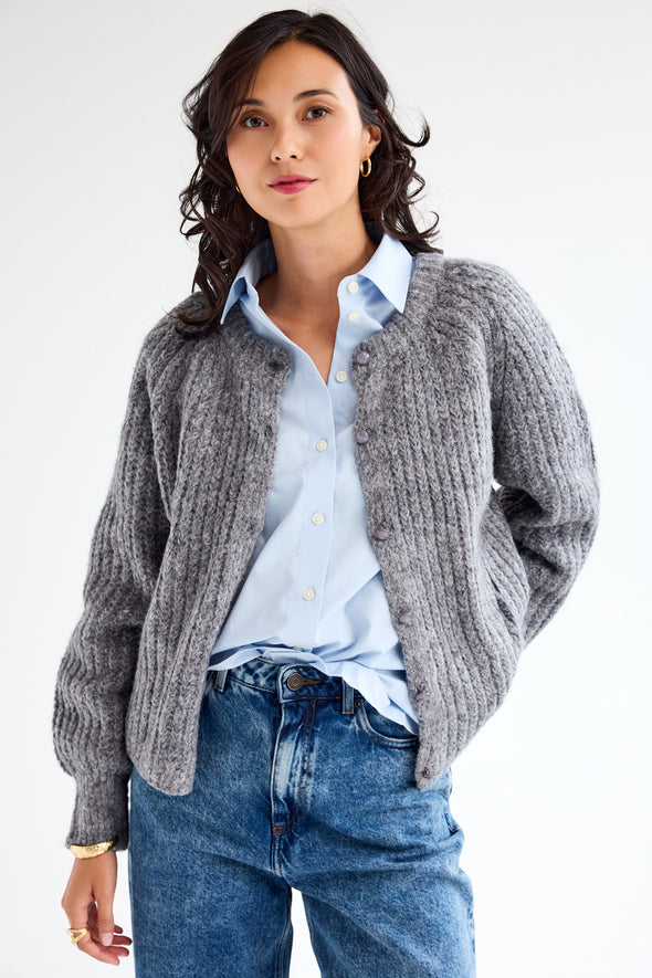 Jolene Cardigan Dark Grey