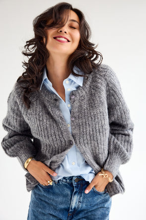Jolene Cardigan Dark Grey