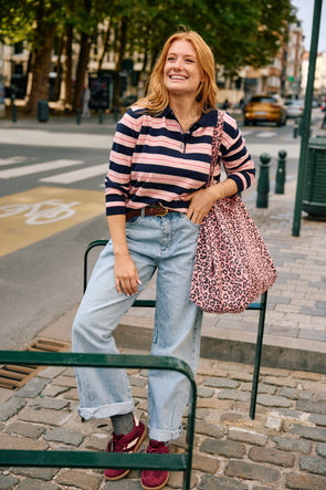 Jef Polo Navy/Pink