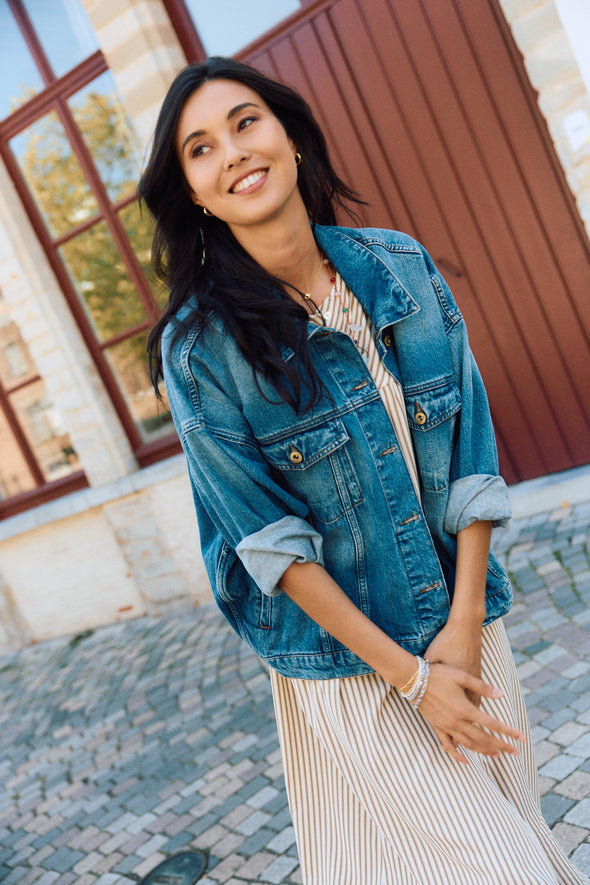 Costello Denim Jacket Vintage Blue