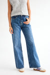 Celestin Denim Mid Wide Dark Blue