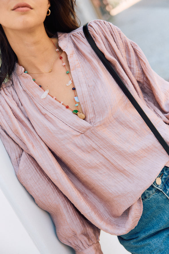 Colette Blouse Fig