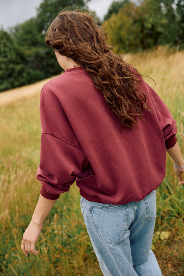 Olivia Sweater Burgundy