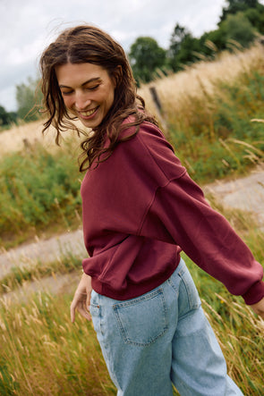 Olivia Sweater Burgundy