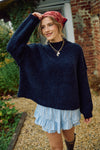 Noah Teddy Knit Navy