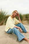 Hannah Sweat Top Butter Yellow