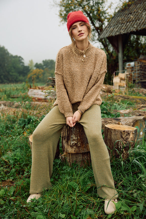 Noah Teddy Knit Camel
