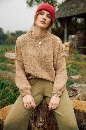 Noah Teddy Knit Camel