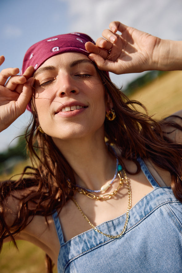 Bandana Scarf Bordeaux