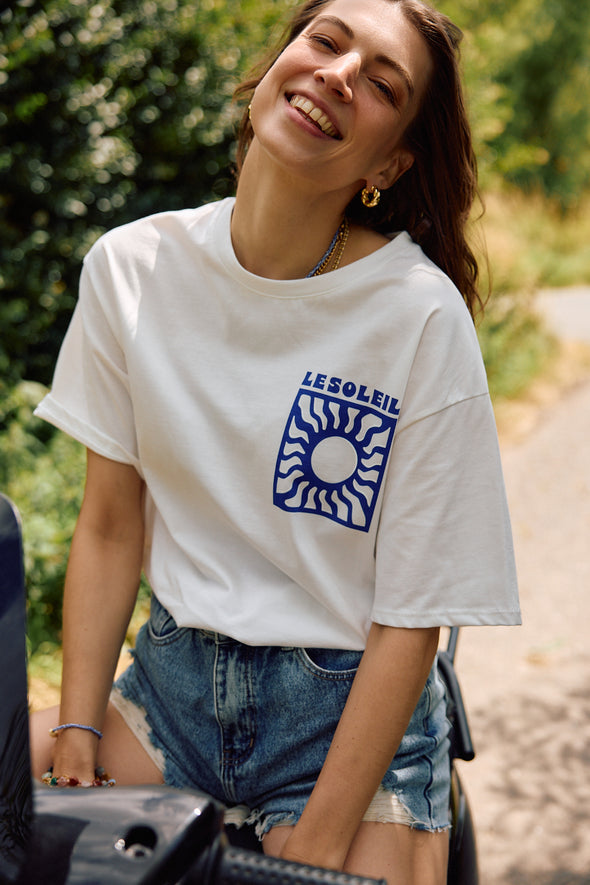 Le Soleil T-Shirt Blue