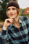 Deliwool Shirt Smocky Blue