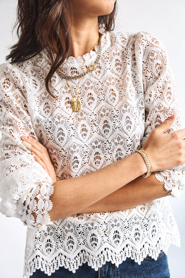 Mia Lace Blouse