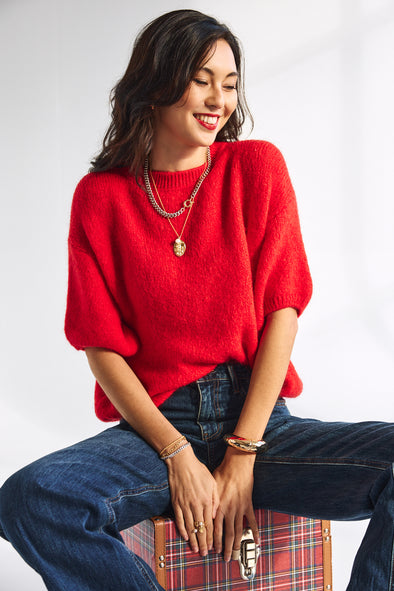 Lize Knit Red