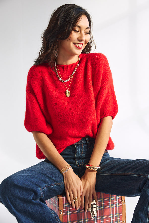 Lize Knit Red