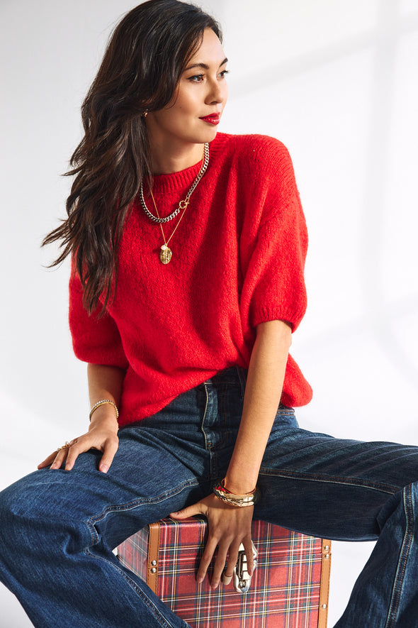 Lize Knit Red