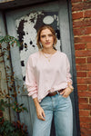 Diane Vintage Sweater Baby Pink