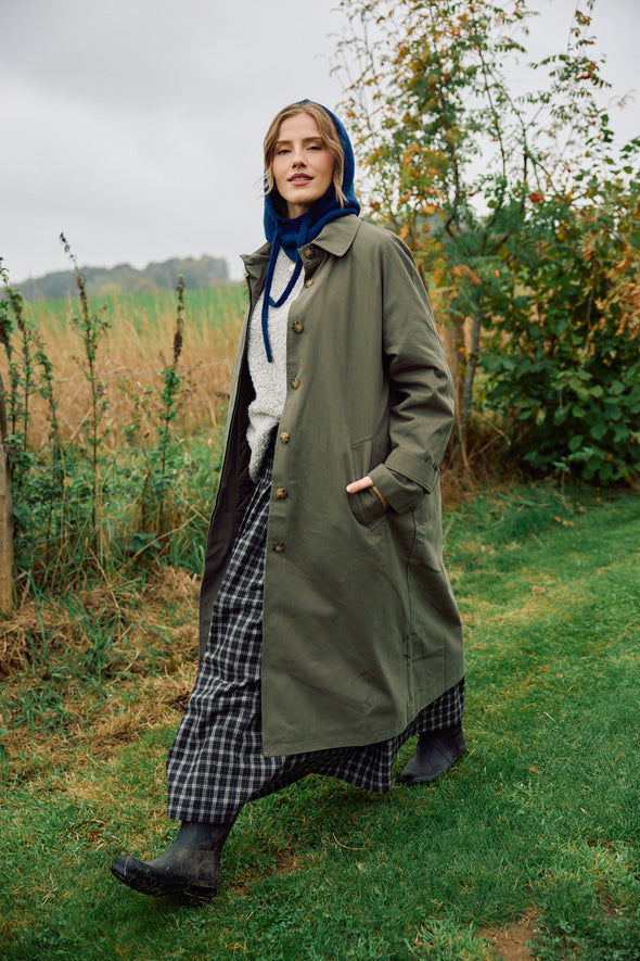 Enise Coat Army Green