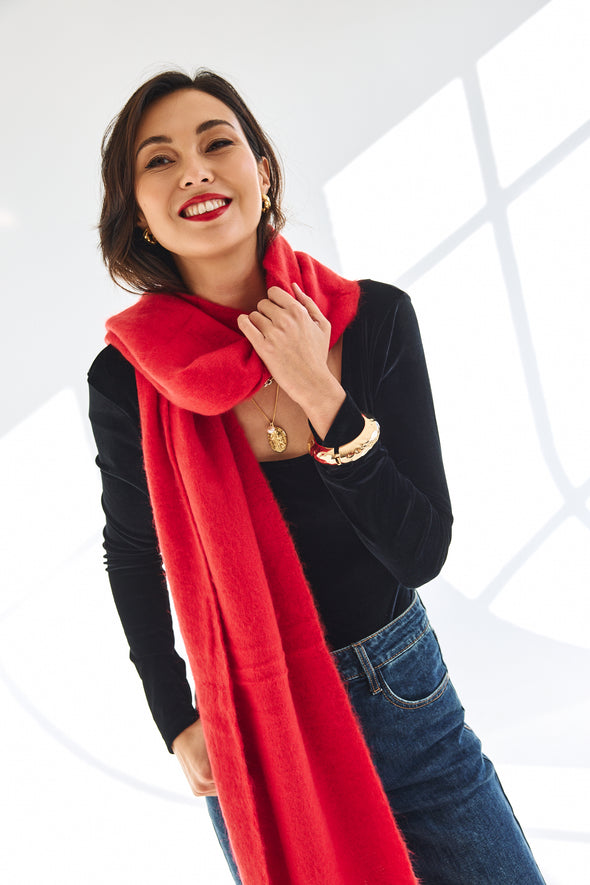Le Big Scarf Red