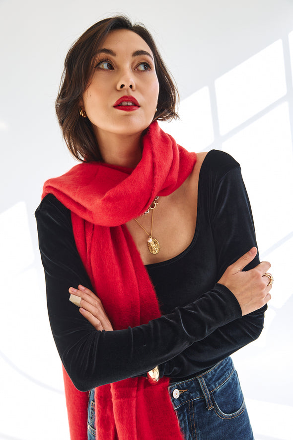 Le Big Scarf Red