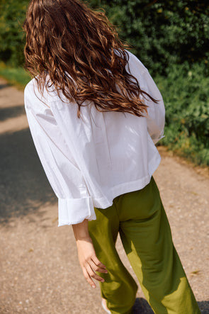 Astha Cropped Shirt