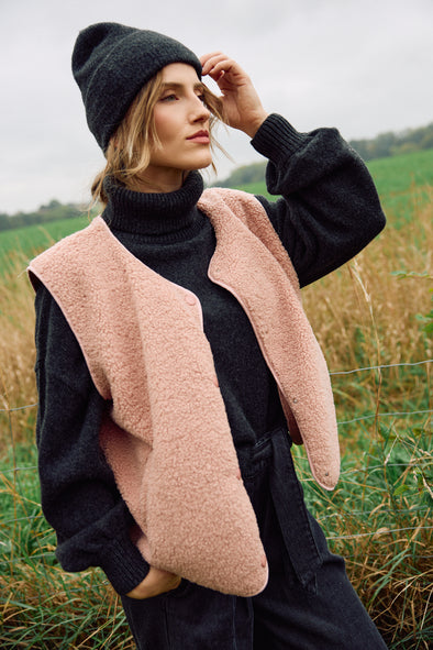Gigi Veste Vintage Pink