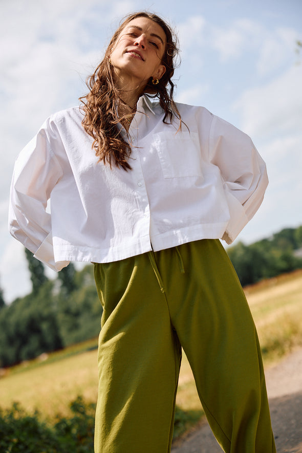 Astha Cropped Shirt