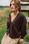 Sweet Monroe Cardigan Dark Stone