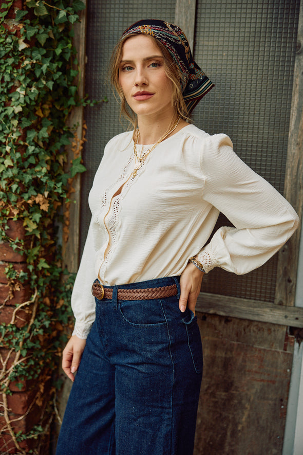 Daphne Blouse Ivory