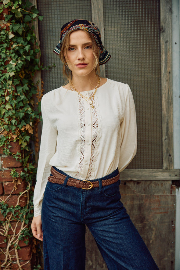 Daphne Blouse Ivory