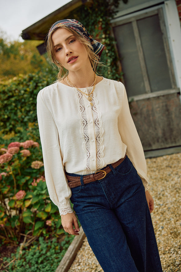 Daphne Blouse Ivory