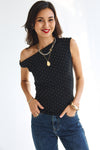 Jazz Strass Top Black
