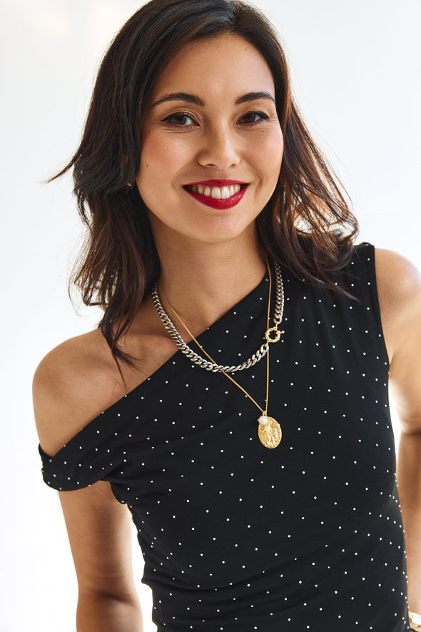 Jazz Strass Top Black