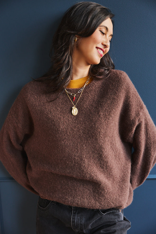 Antoine Knit Chocolate