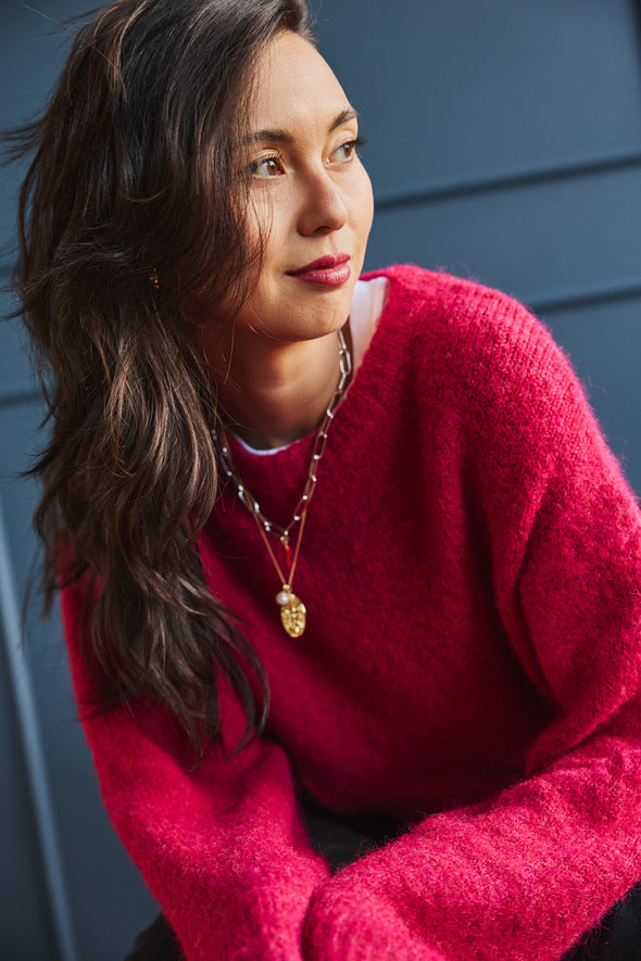 Noella Knit Strawberry