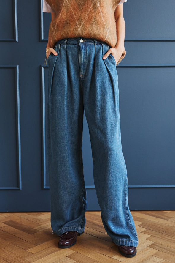 TNS Tencel Pants Blue Denim