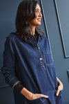 Rebecca Denim Dress Brut