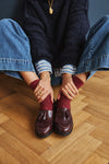 Les Soeurs Socks Burgundy